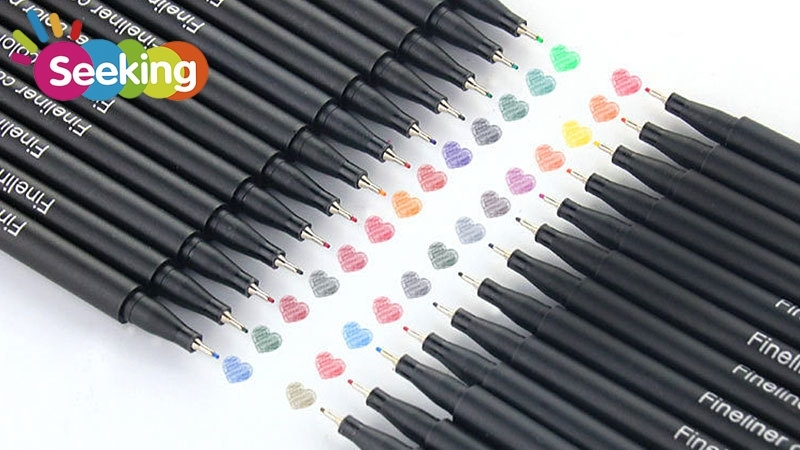 Caneta de aquarela colorida Fineliner para pintura artística, artigos de papelaria especiais de secagem rápida, envio rápido 1