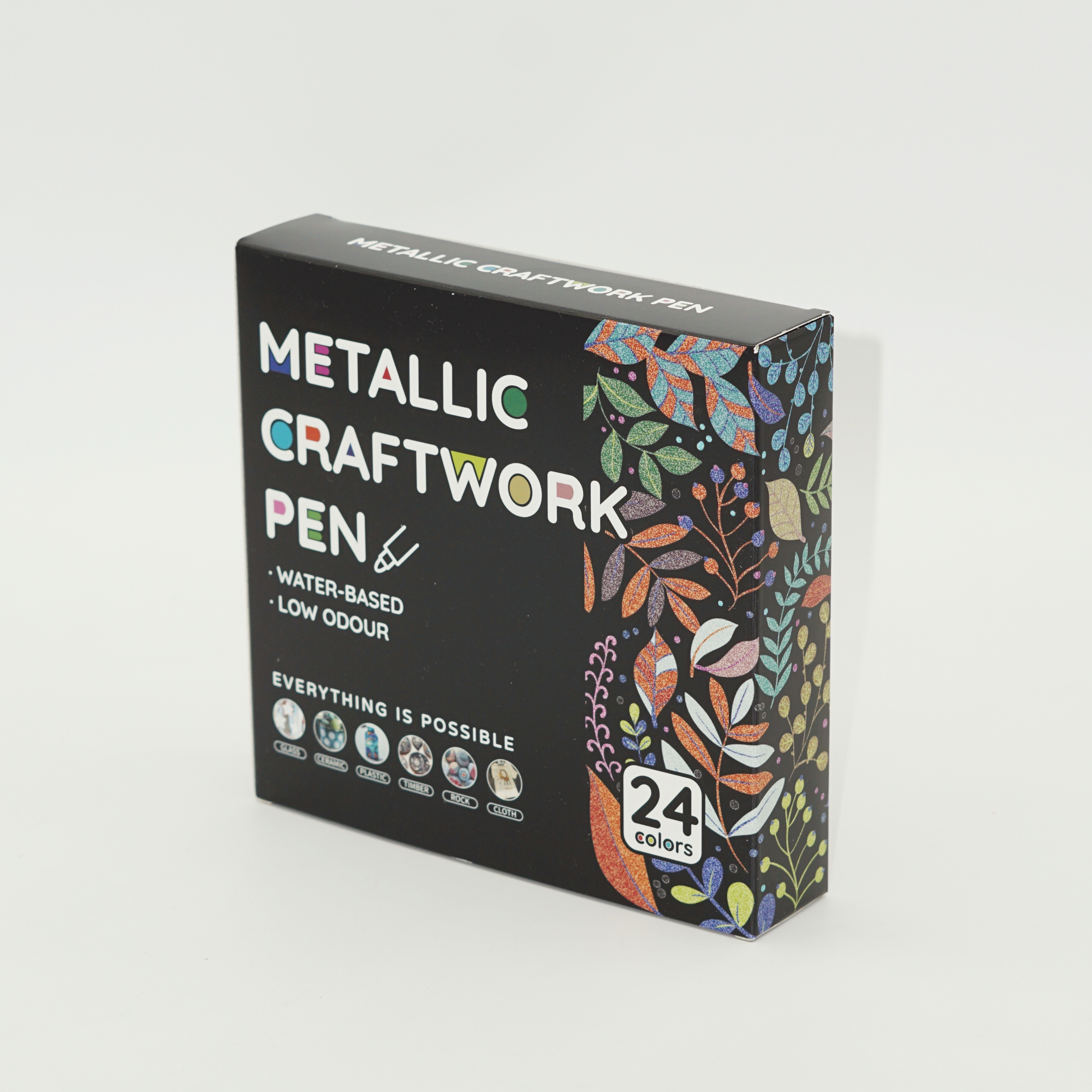 Quick Shipment Wholesale 12/24/36 Colors Metallic Craft Pen Acrylic Marker Sign-in Greeting Card Album DIY 4