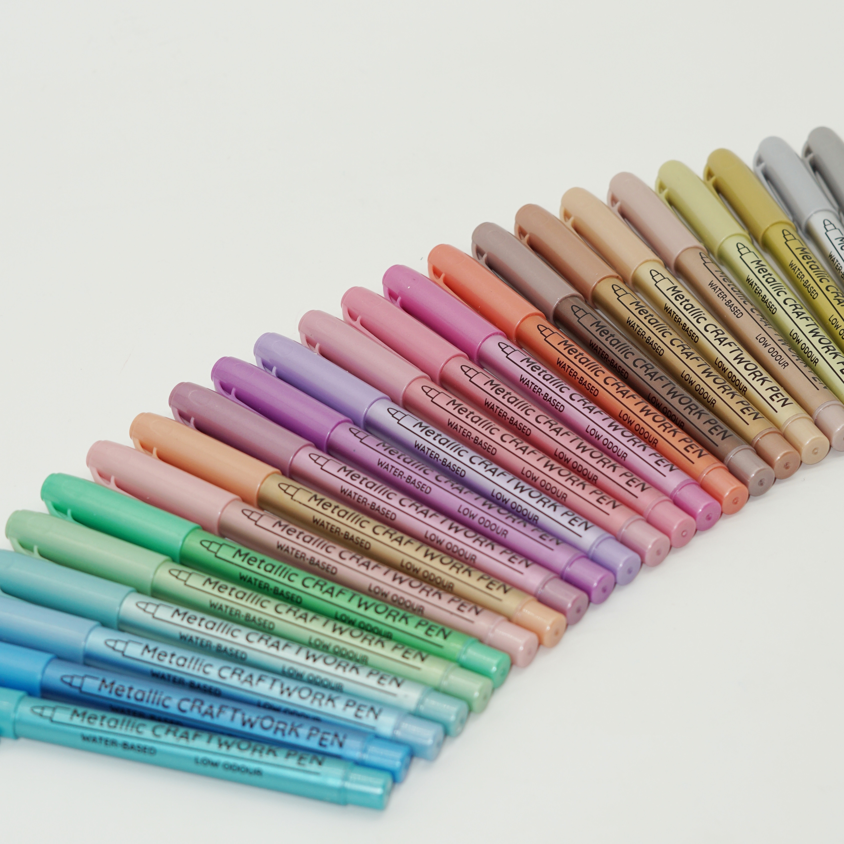 Quick Shipment Wholesale 12/24/36 Colors Metallic Craft Pen Acrylic Marker Sign-in Greeting Card Album DIY 3