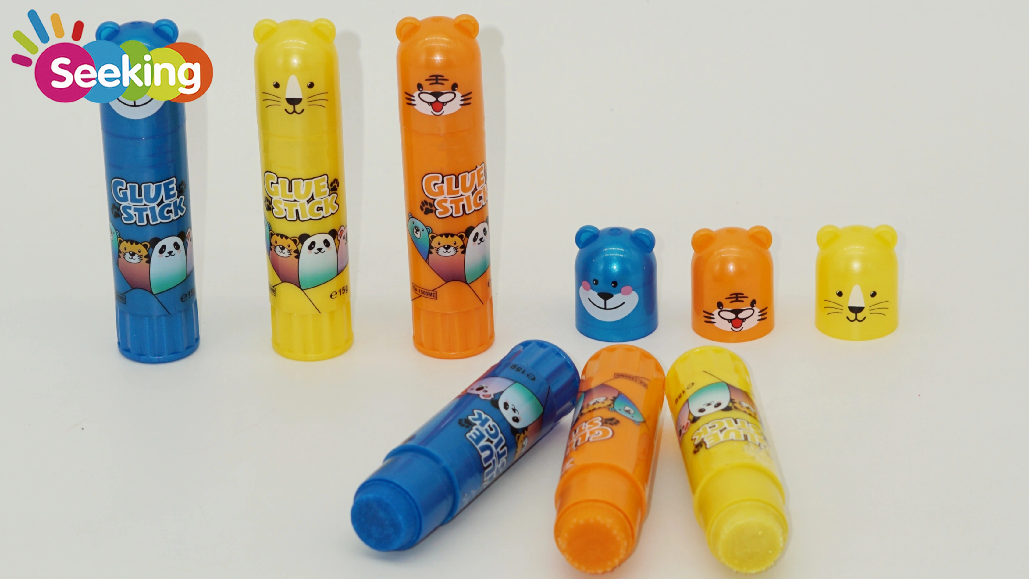 Pegamento sólido personalizado con forma de animal, venta al por mayor, 8 g, 15 g y 21 g, para manualidades, escuela y oficina. 1