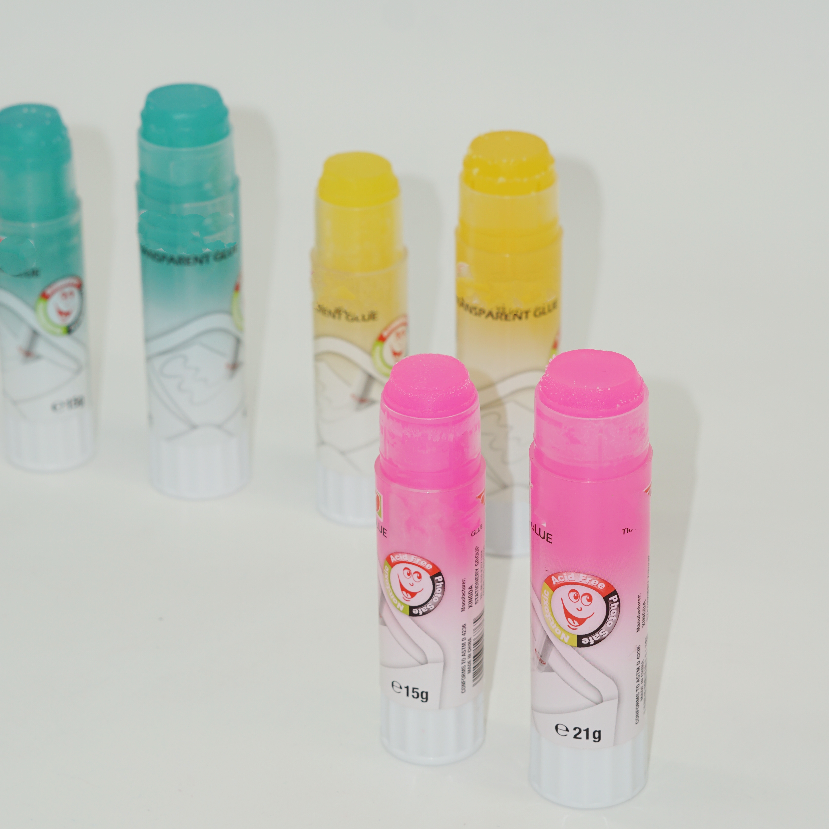 New Arrivals Stationery Custom Colorful Gel Solid Glue 8g 15g 21g Material Glue Stick for Hand Crafting School Office 4