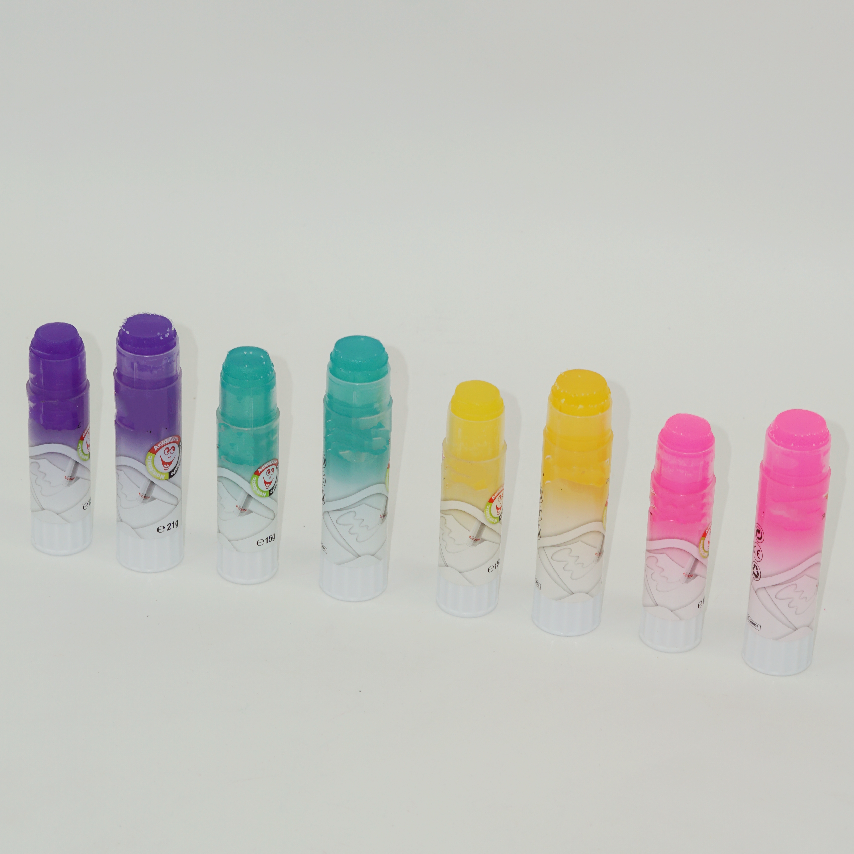 New Arrivals Stationery Custom Colorful Gel Solid Glue 8g 15g 21g Material Glue Stick for Hand Crafting School Office 2