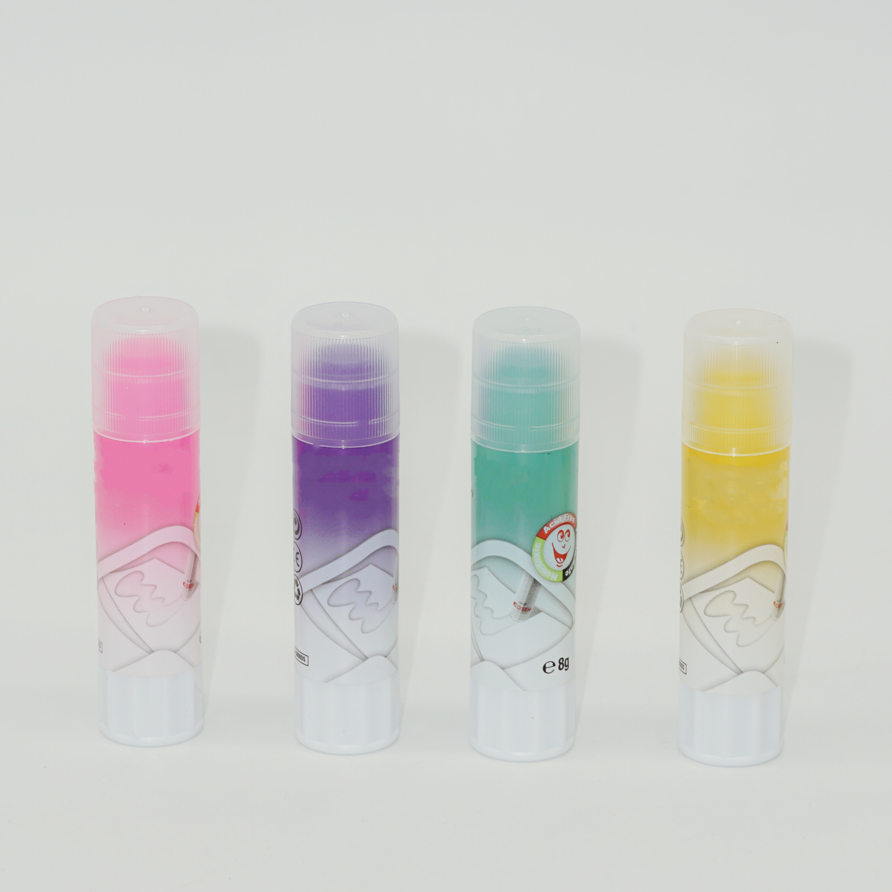 New Arrivals Stationery Custom Colorful Gel Solid Glue 8g 15g 21g Material Glue Stick for Hand Crafting School Office 5