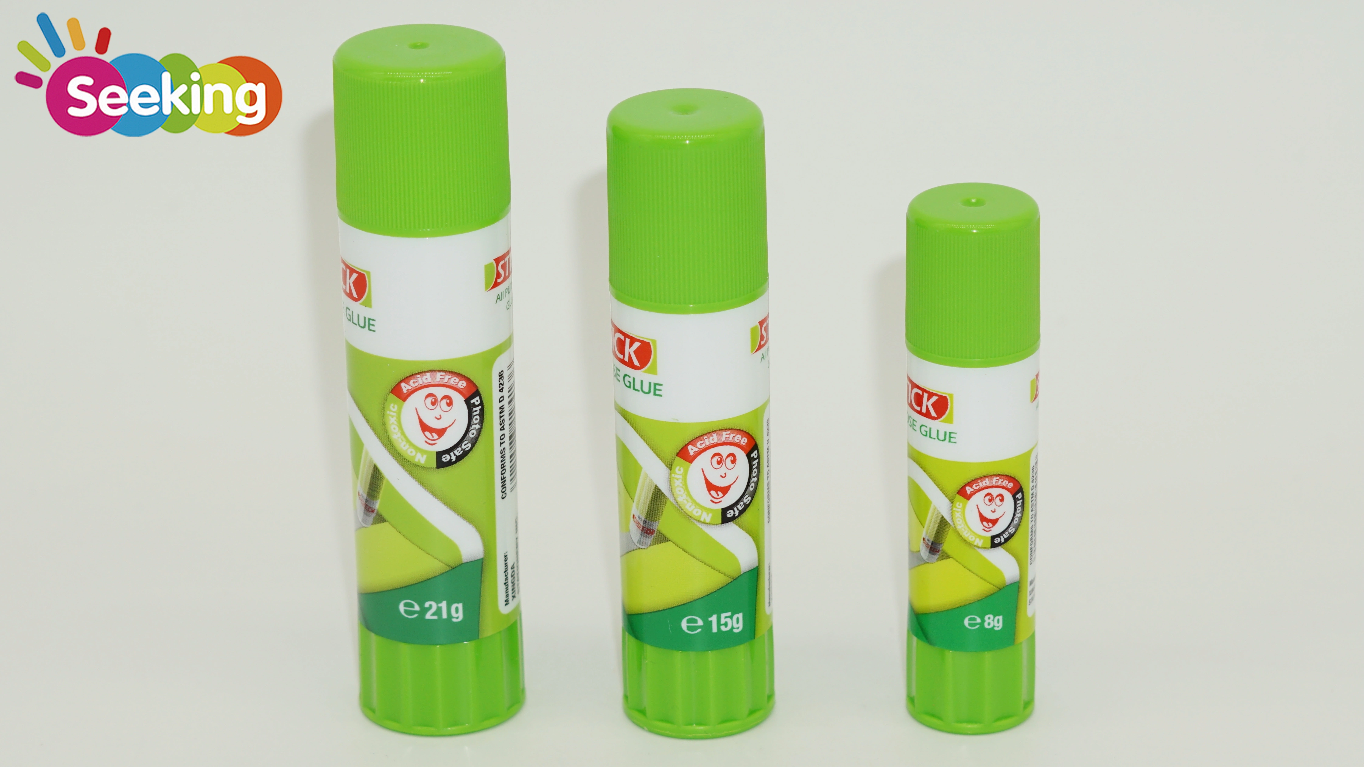 Pegamento sólido personalizado al por mayor, barra de pegamento de 8 g, 15 g y 21 g para manualidades, escuela y oficina. 1