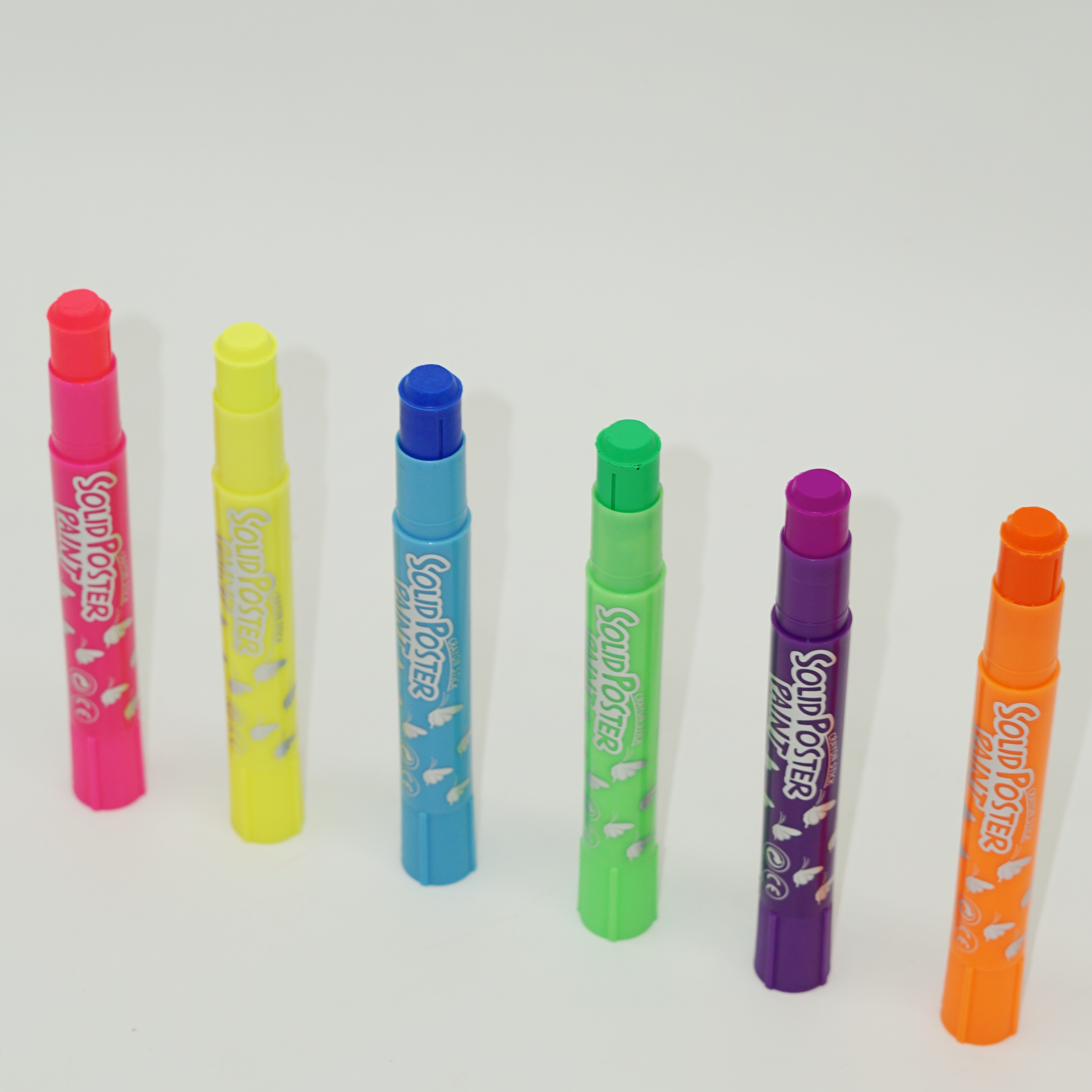 Non-toxic Art Drawing 6/12 Colors No Dirty Wax Crayon Solid Tempera Twistable Soft Sticks Poster Paint Manufacturer 3