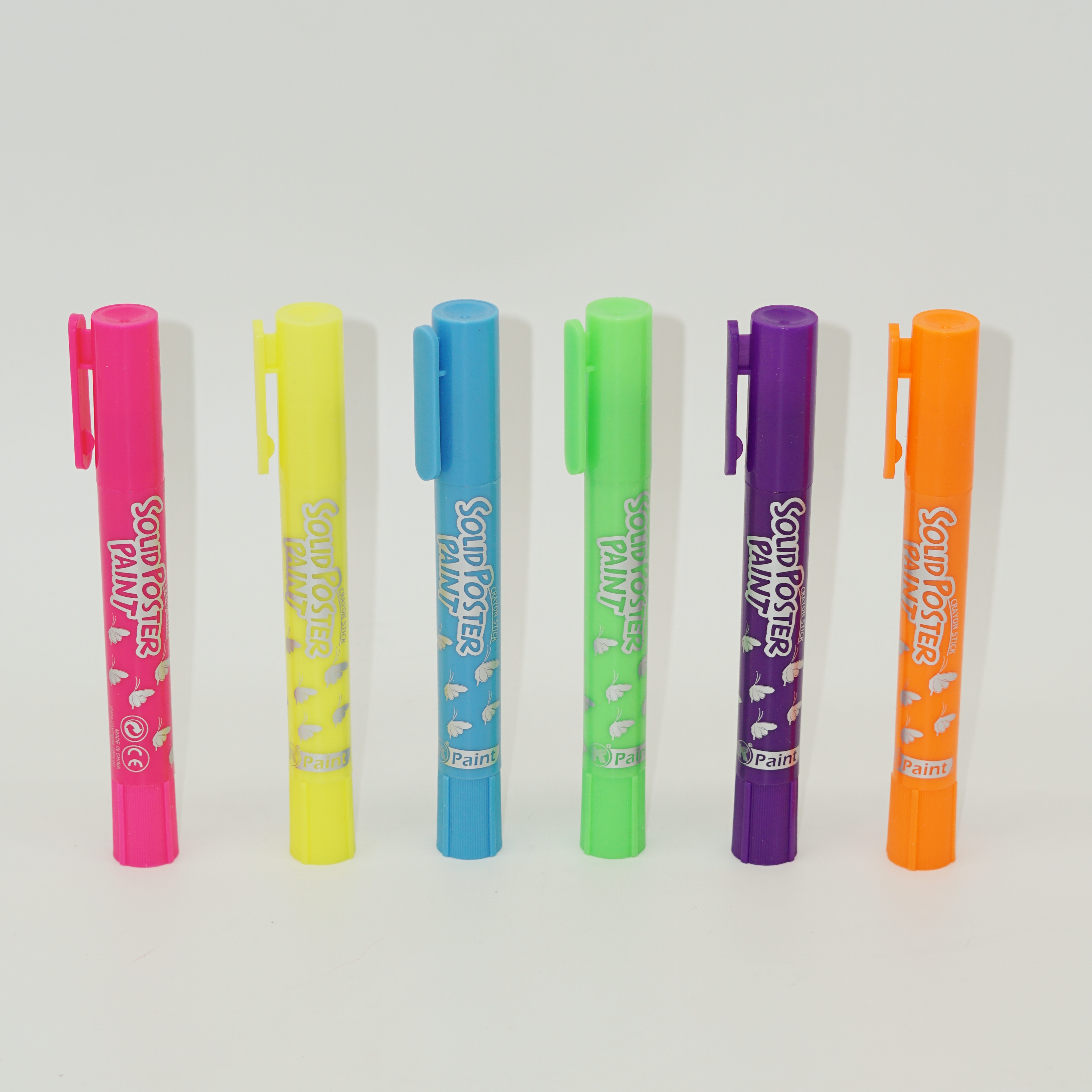 Non-toxic Art Drawing 6/12 Colors No Dirty Wax Crayon Solid Tempera Twistable Soft Sticks Poster Paint Manufacturer 9