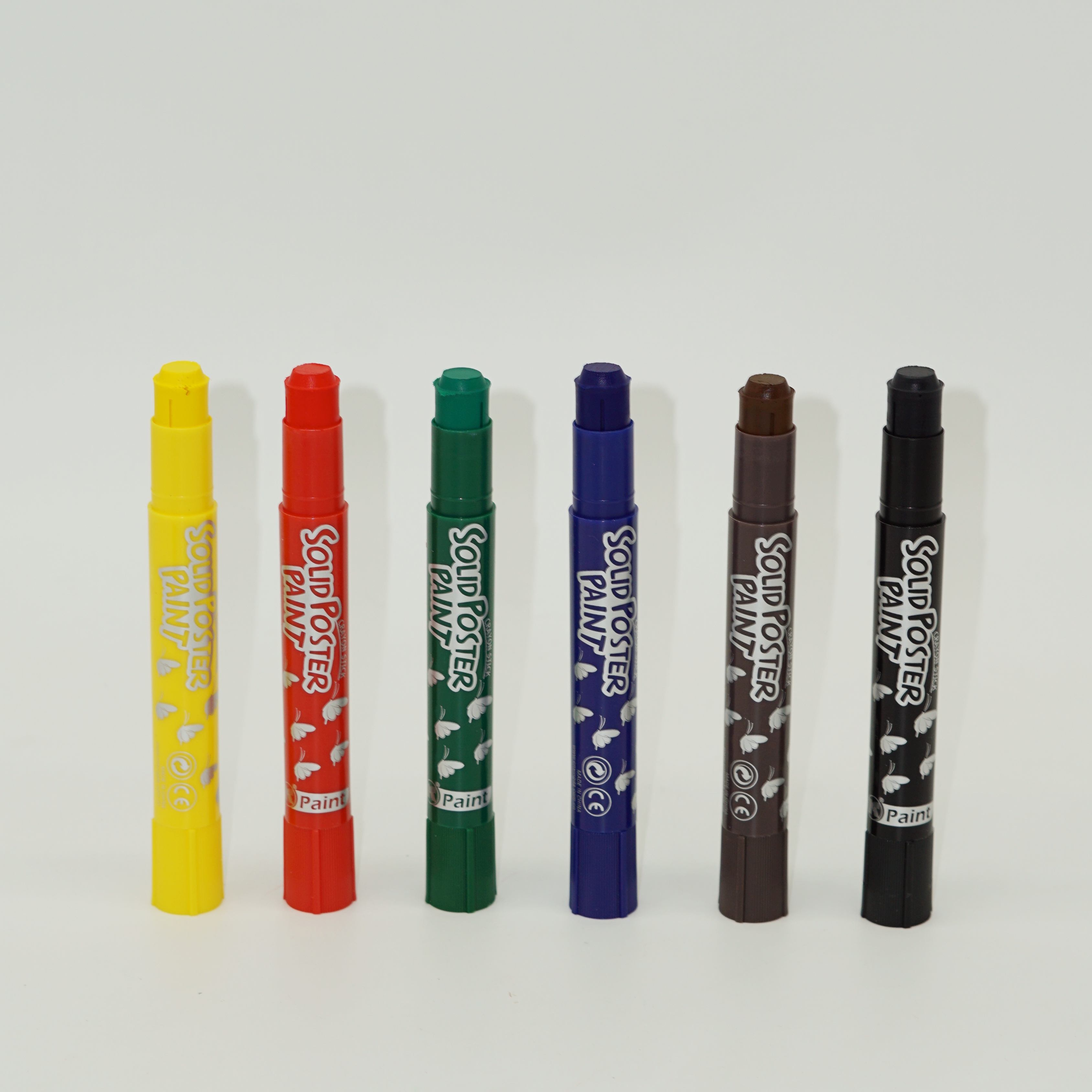 Non-toxic Art Drawing 6/12 Colors No Dirty Wax Crayon Solid Tempera Twistable Soft Sticks Poster Paint Manufacturer 7