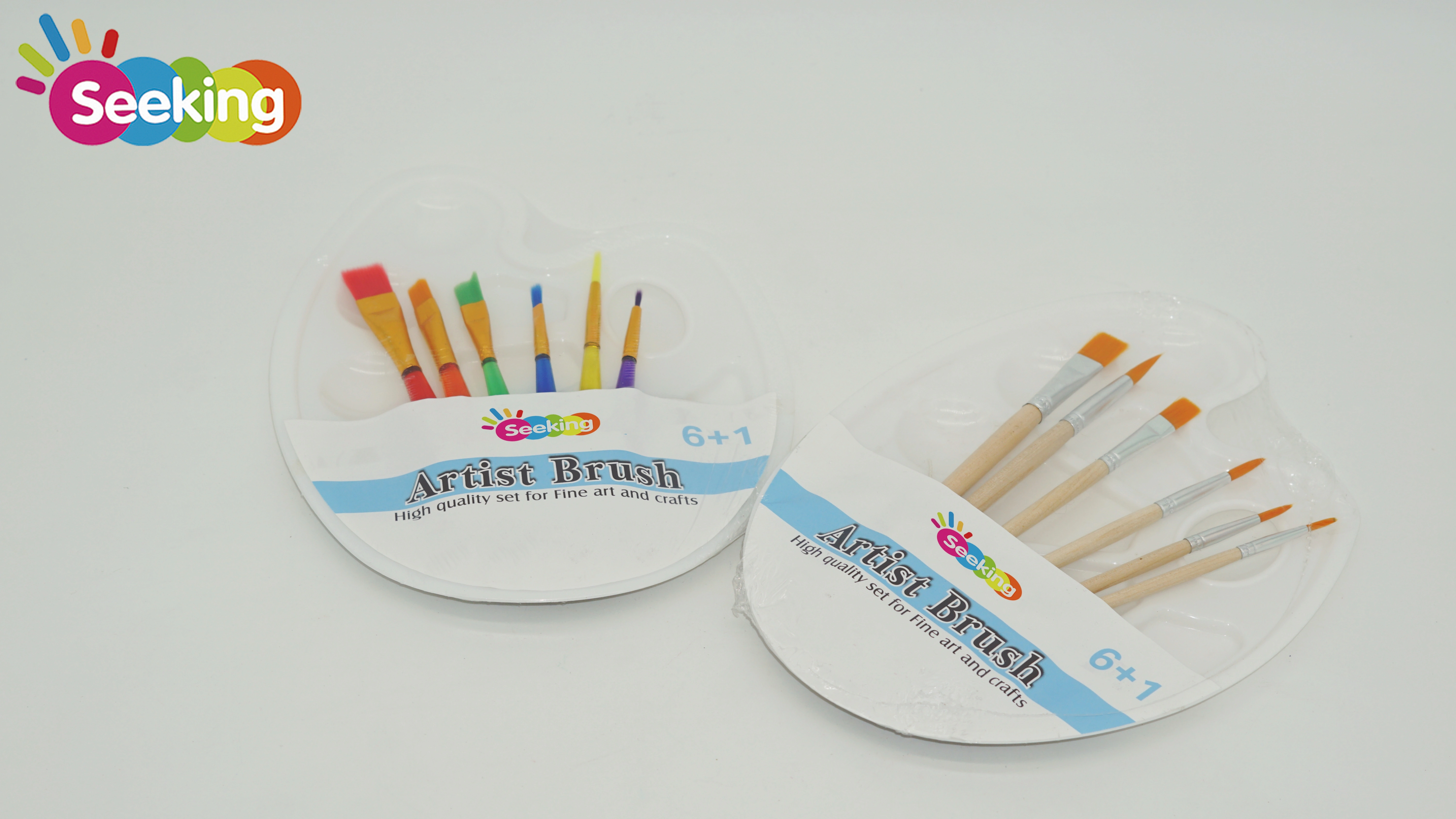 Pincéis de pintura de artista com paleta de pintura a preço baixo de fábrica, fabricante de materiais de arte 1