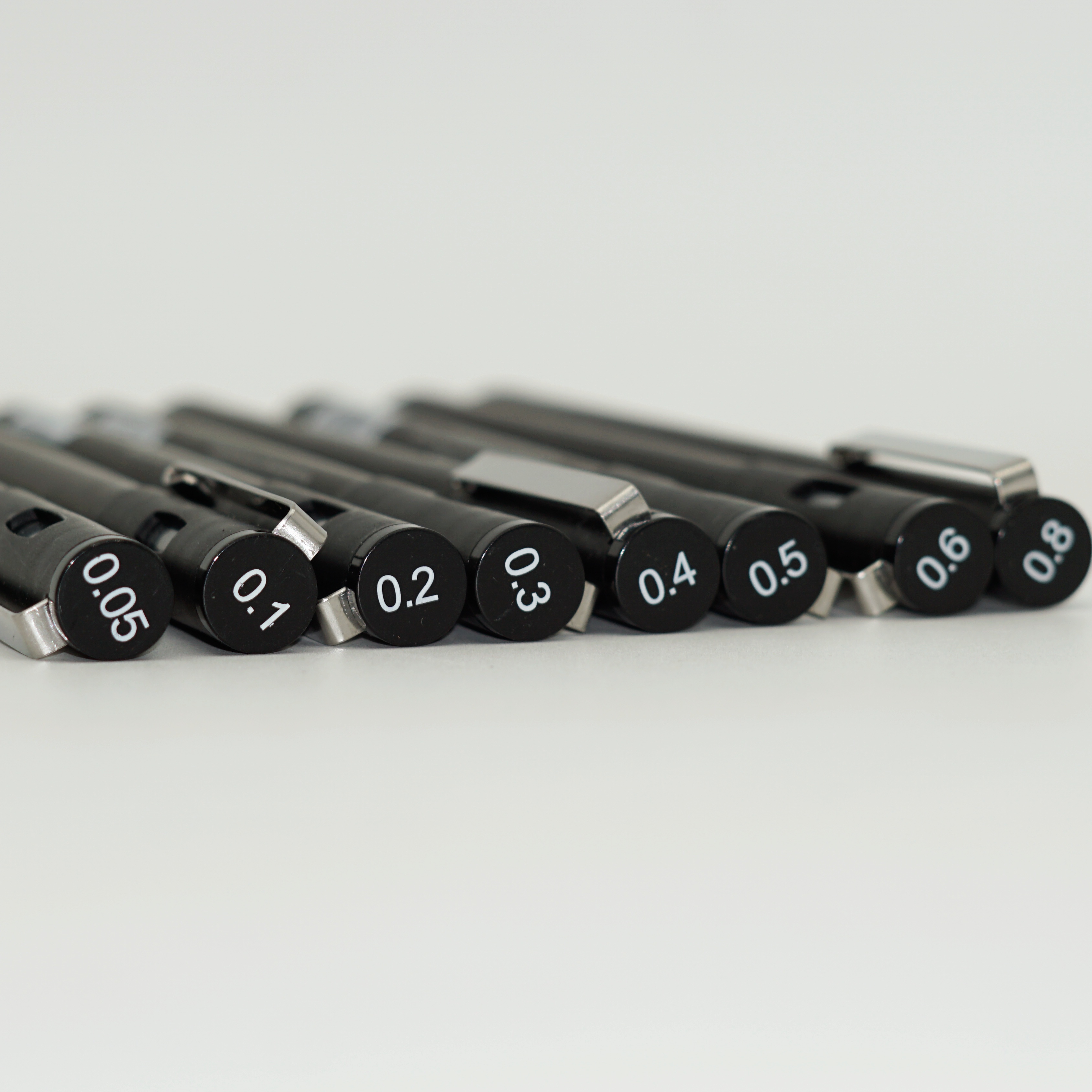High Quality Wholesale Eight Nibs Styles Black Needle Hook Line Drawing Pen Stationery Set Supplier 3