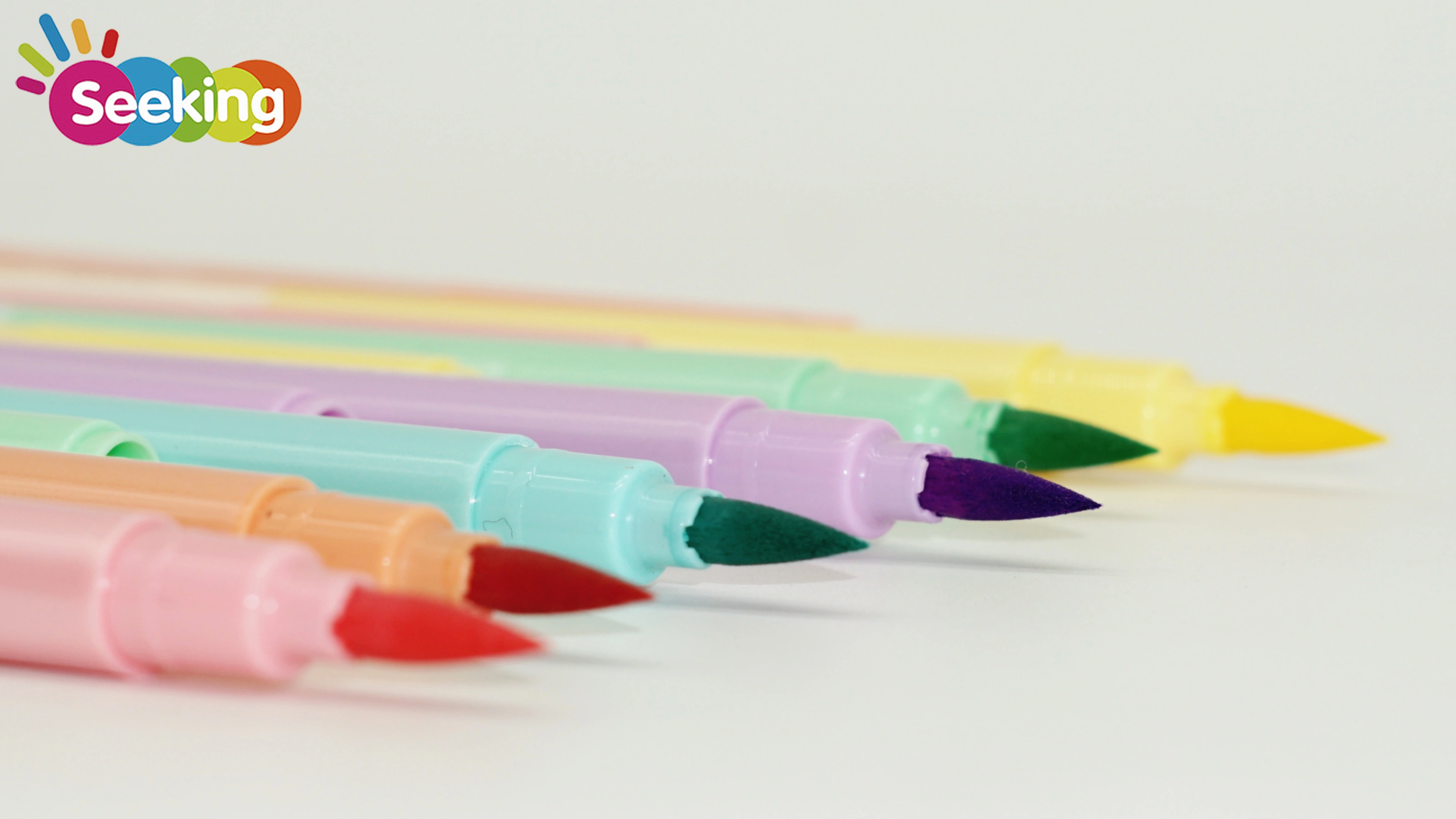 Pincel de acuarela color macarrón personalizado de alta calidad, fabricante de papelería, venta al por mayor 1