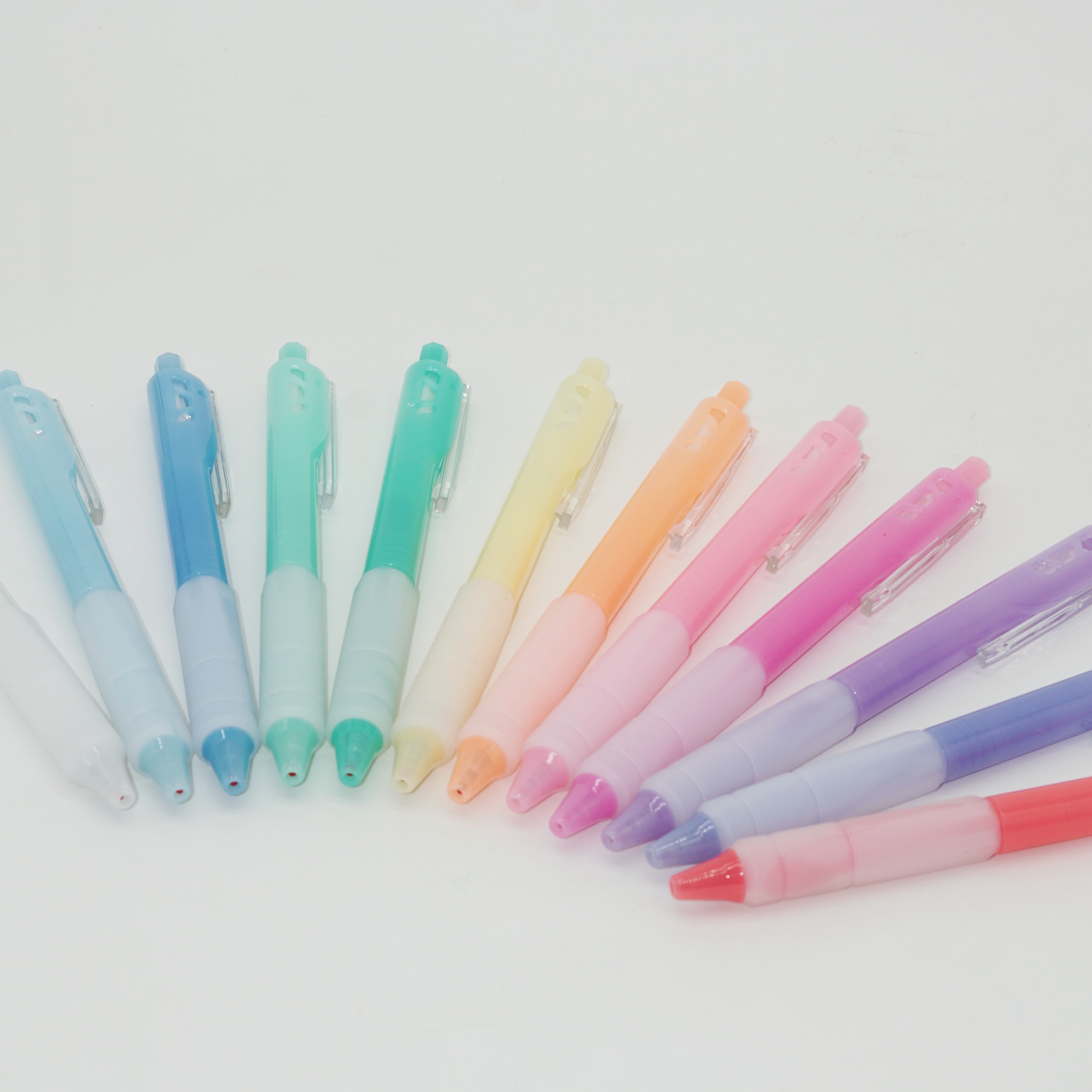 New Arrival 12 Colors Push-type Bullet Acrylic Ink Gel Pen Stationery Handbook Supplies Gift Set 7