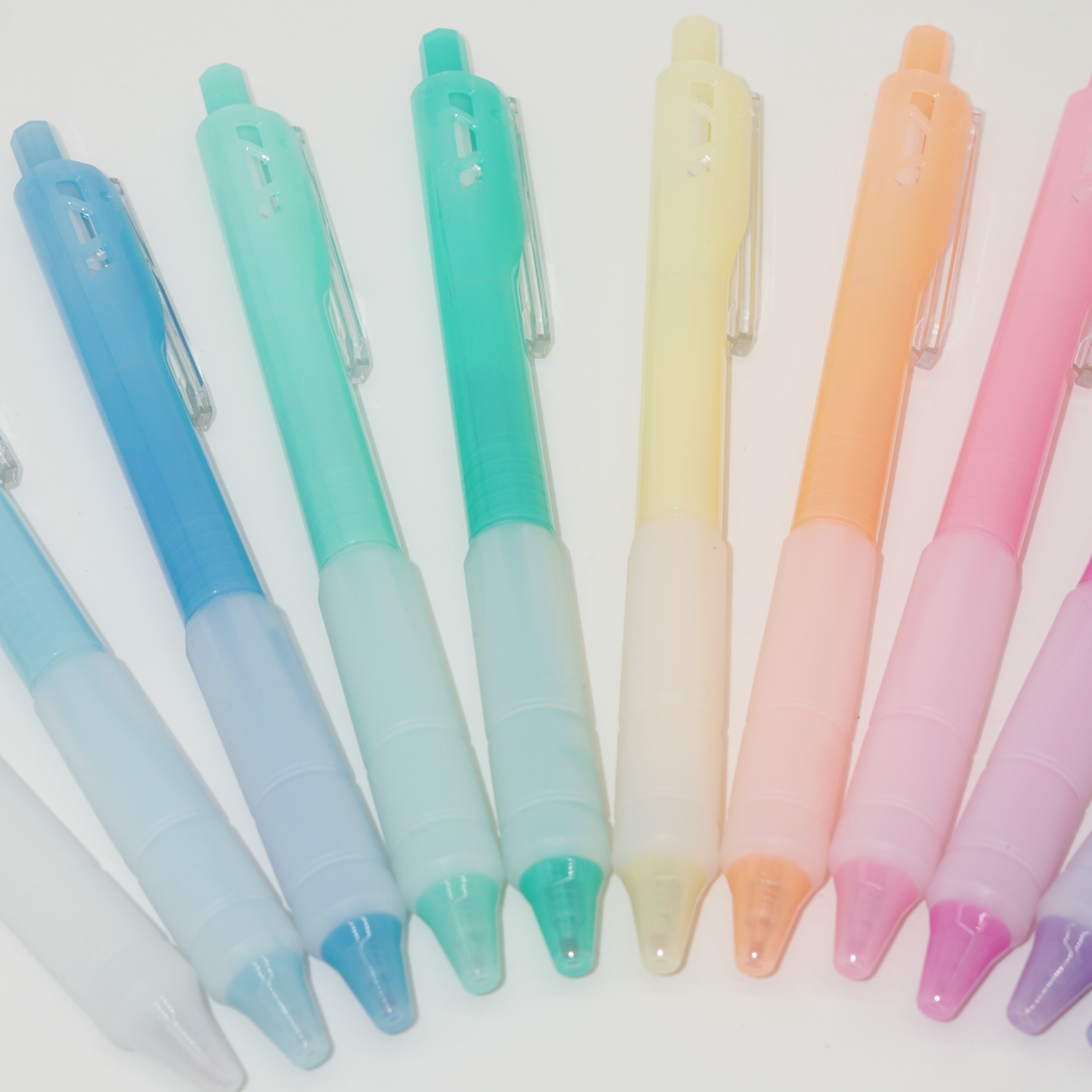 New Arrival 12 Colors Push-type Bullet Acrylic Ink Gel Pen Stationery Handbook Supplies Gift Set 8