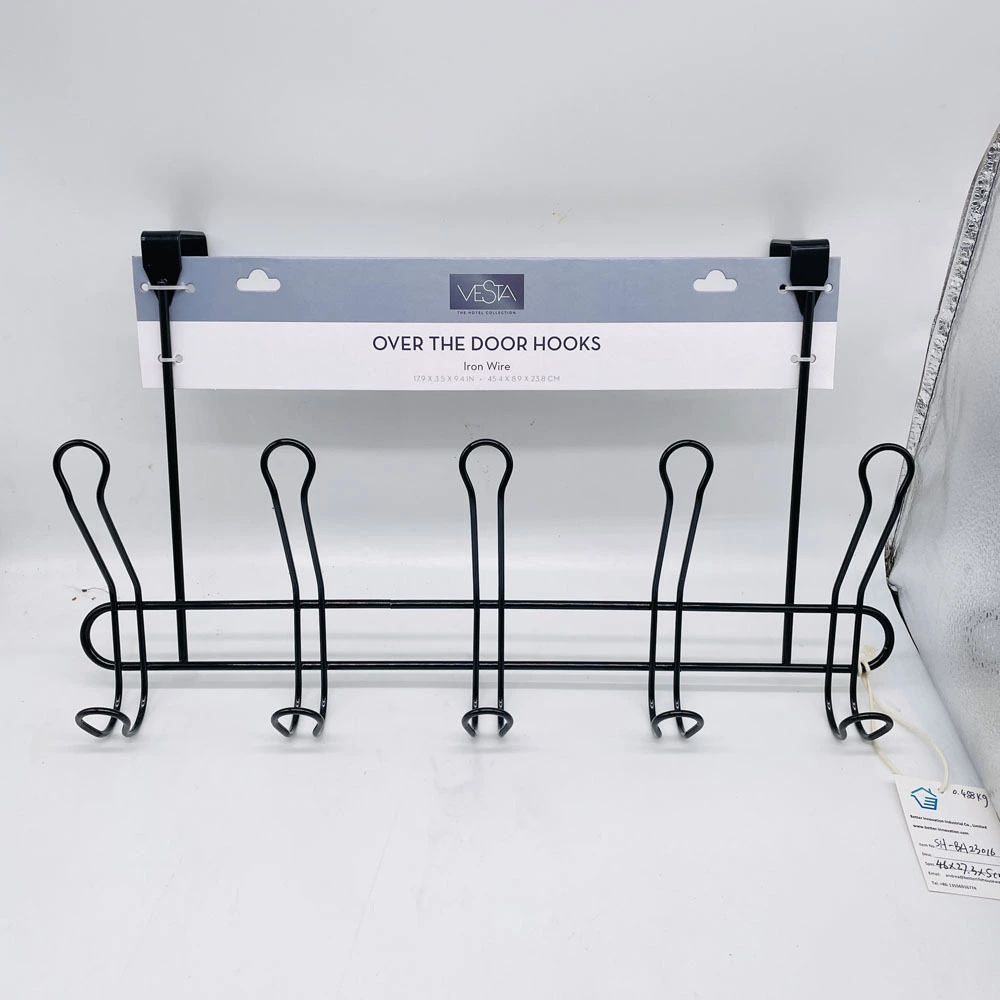 Over The Door Towel Racks for Bathroom with 10 Coat Hooks SH-BA23016 1
