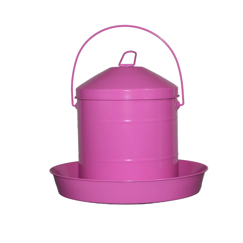 Hanging Chicken Feeder, Metal No Waste Poultry Feeder, Rustproof, Reusable, Long-Lasting, Gravity Feed Chicken Coop Accessories for Chicken, Geese, Duck, Hens, Rooster, Chick-1766736266443301 1