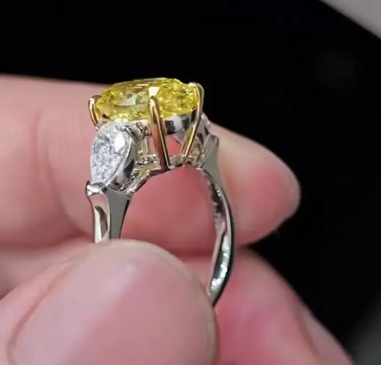 Gia Certified Diamond Wedding Rings Custom Lab Diamond Ring Wholesale - ZKZ Jewelry 4