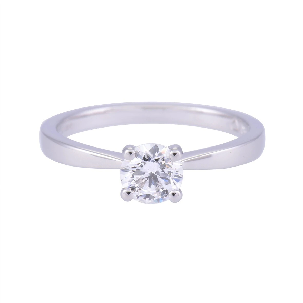 Lab Grown Round Brilliant Cut VVS1 Clarity Excellent Diamond Ring 1