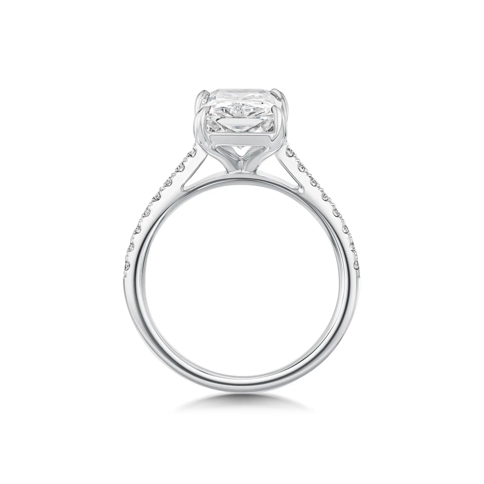 Lab Grown Diamond Oval Ring Lab Diamond Ring Wholesale - ZKZ Jewelry-1 3