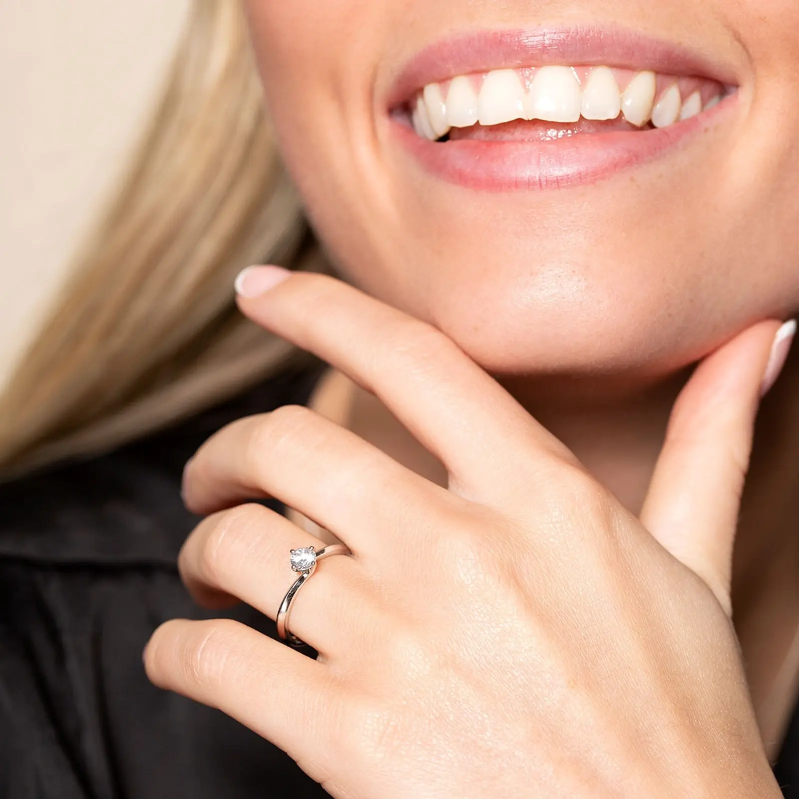 Jewelry Lab Grown Emerald Cut Diamond Engagement Ring Factory 2