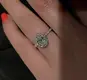Oval Lab Grown Diamond Ring Jewelry Wholesale - ZKZ Jewelry 4