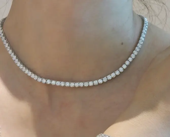 Lab Diamond Necklace Lab Grown Diamond Jewelry for Sale Suppliers 2