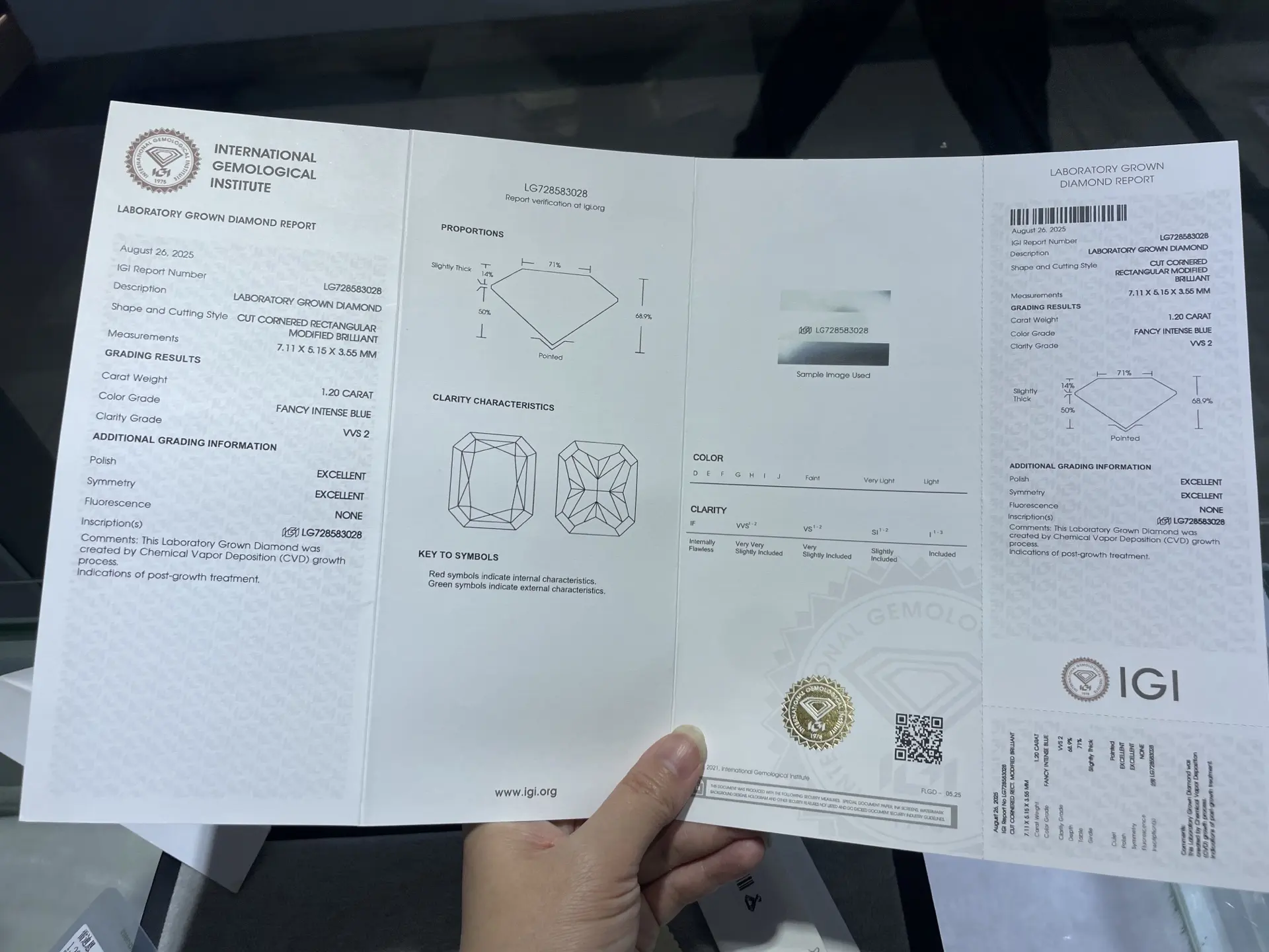 Radiant Cut Lab Grown Diamond by ZKZ Jewelry 4