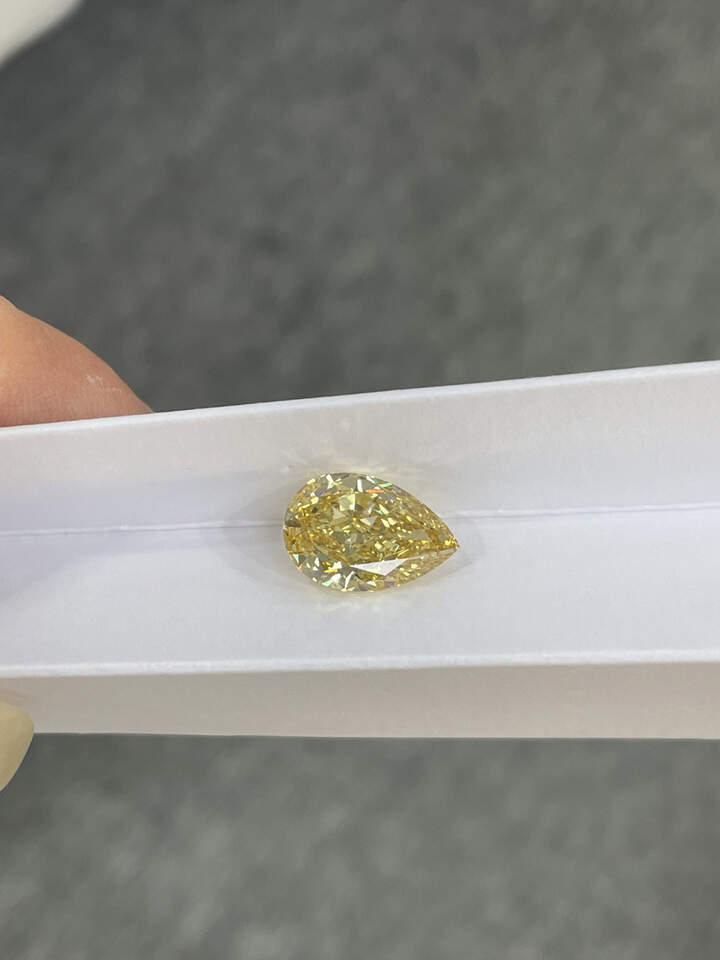 Yellow Lab Diamond - Lab Grown Yellow Diamond Manufacturer | ZKZ