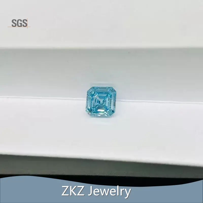 Gia Certified Blue Diamonds Blue Lab Diamond Wholesale - ZKZ Jewelry 1