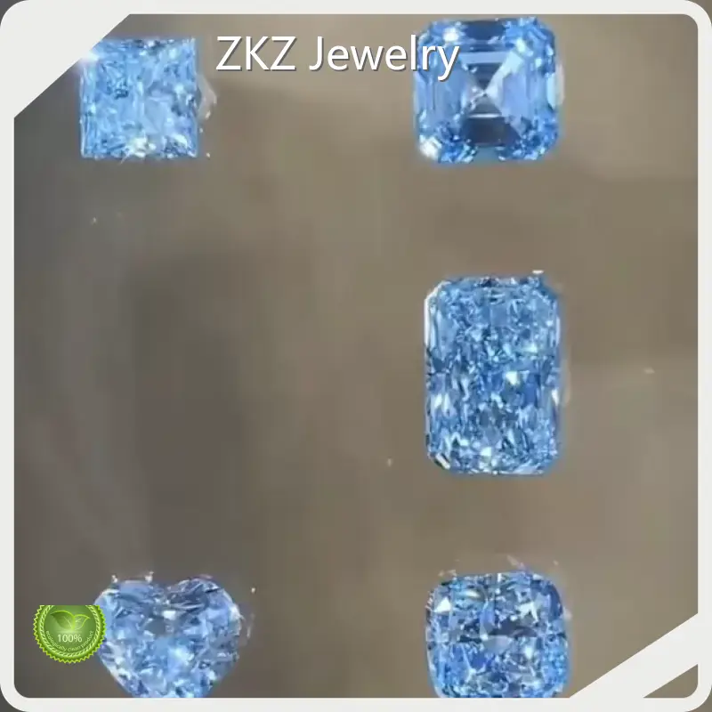 ZKZ Jewelry Lab Blue Diamonds Manufacturers 1