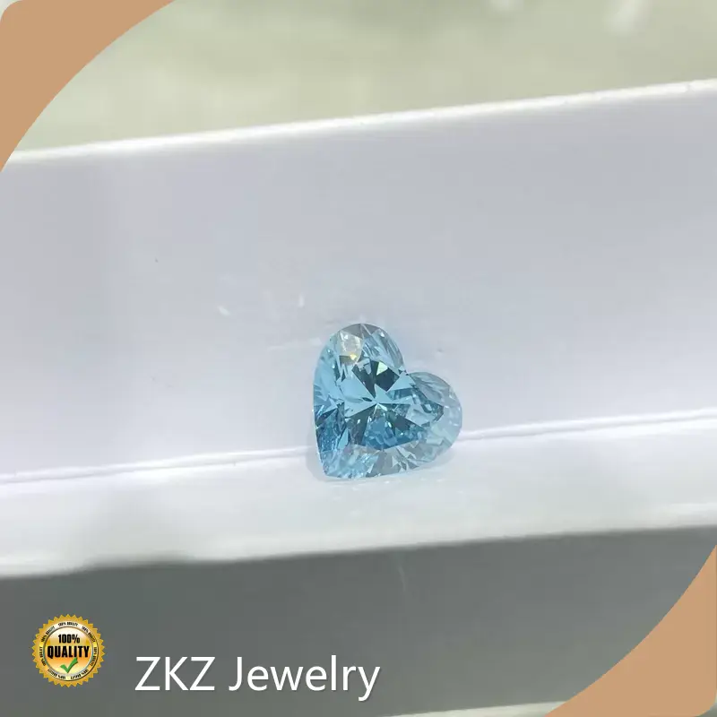 Blue Lab Diamond Blue Lab Diamond Wholesale - ZKZ Jewelry 1