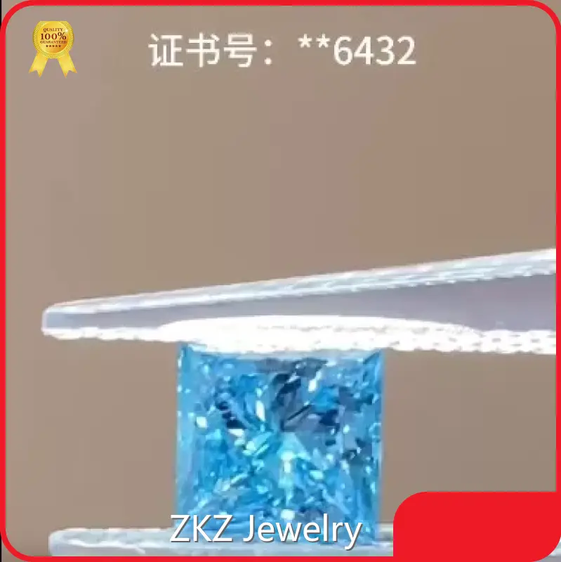 Blue Lab Diamond Blue Lab Grown Diamond Factory 1