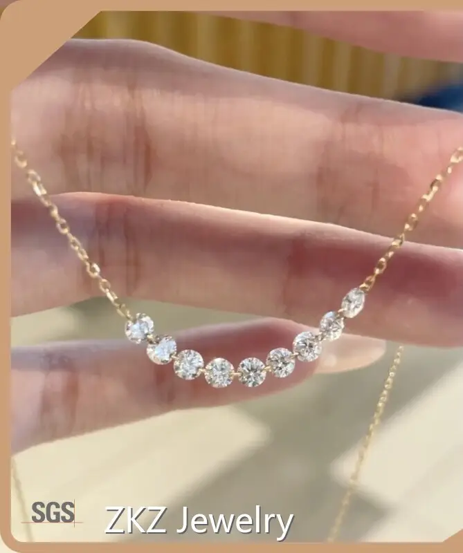 ZKZ Jewelry Lab Diamond Chains for Sale Suppliers 1