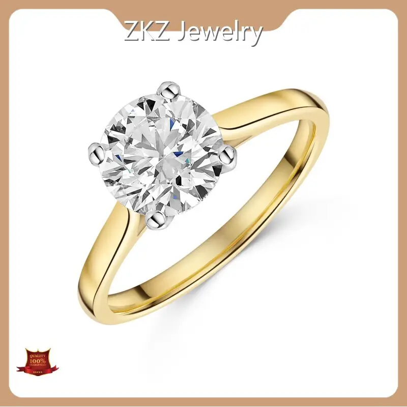 ZKZ Jewelry Women Lab Made Diamond Rings Women Lab Made Diamond Rings Factory 1