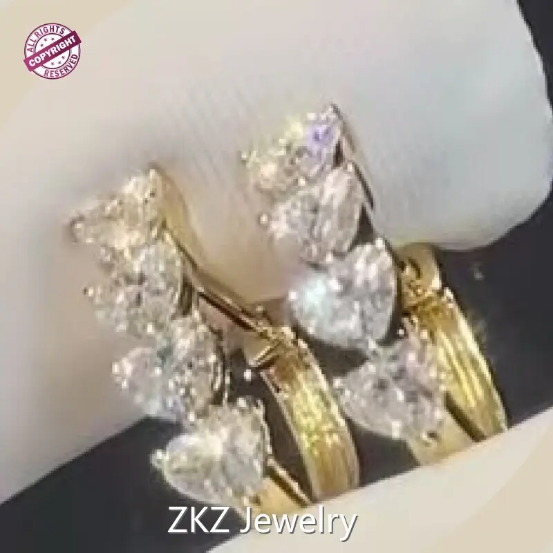 Igi Certified Diamond Stud Earrings Jewelry Wholesale - ZKZ Jewelry 1