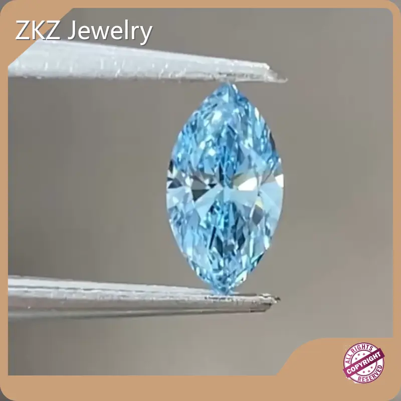 Blue Diamond Gia Blue Lab Diamond Wholesale - ZKZ Jewelry-1 1