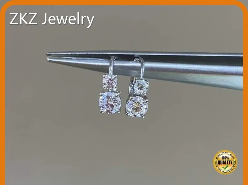 Lab Grown Diamond Earrings for Sale Jewelry Wholesale - ZKZ Jewelry-1 1
