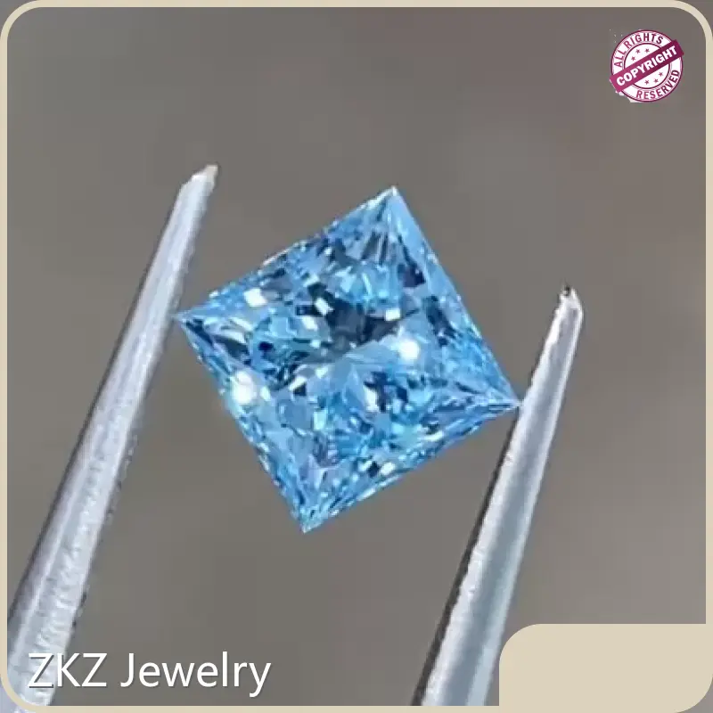 Blue Lab Diamond Blue Diamond Gia Factory 1