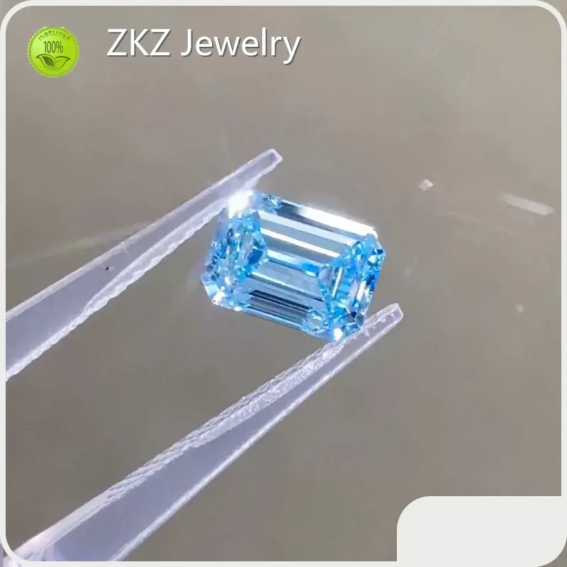 Custom Blue Lab Grown Diamond Company 1