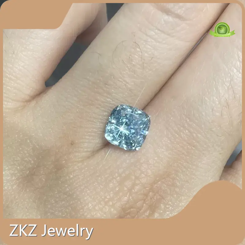 ZKZ Jewelry Lab Created Blue Diamonds for Sale Lab Created Blue Diamonds for Sale Factory 1