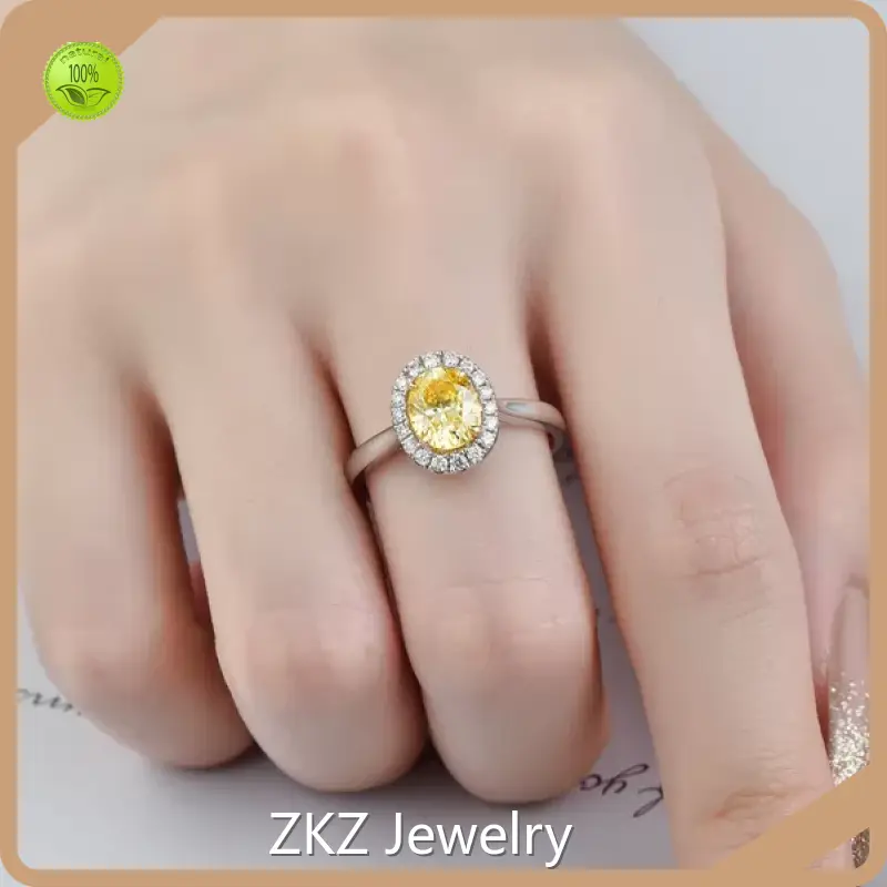 Custom Engagement Rings Lab Diamonds Lab Diamond Ring Wholesale - ZKZ Jewelry 1