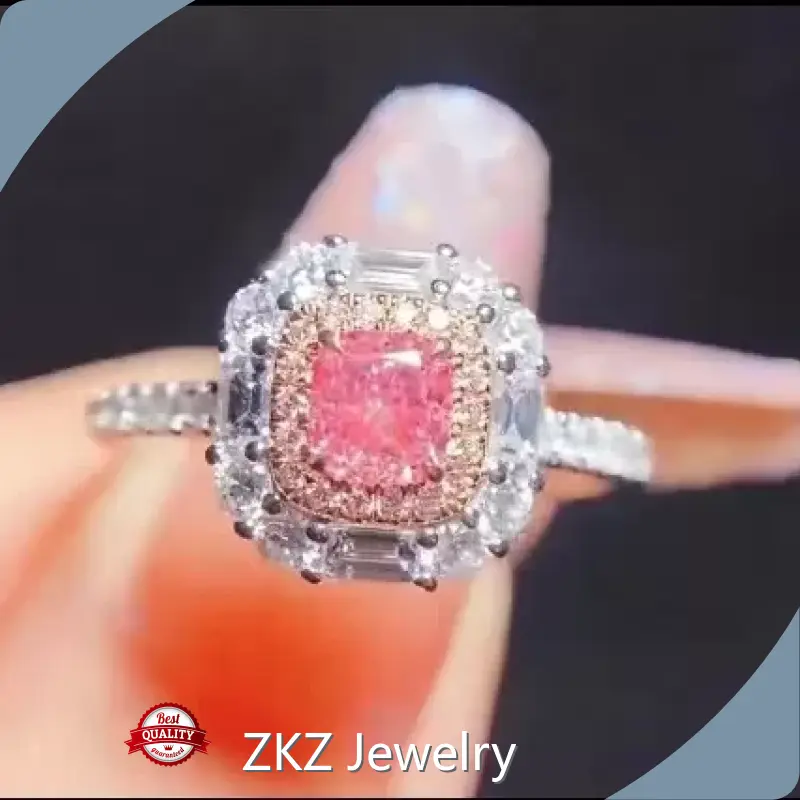 Best Lab Created Diamond Engagement Rings Lab Diamond Ring Wholesale - ZKZ Jewelry 1