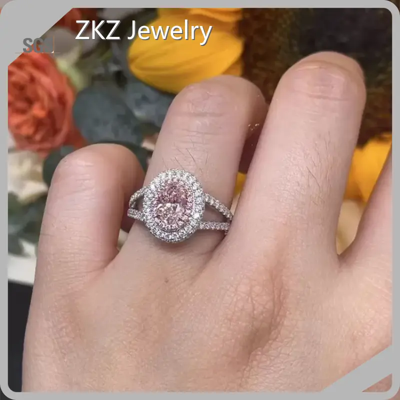 ZKZ Jewelry Women Lab Made Diamond Rings Women Lab Made Diamond Rings Manufacturers 1