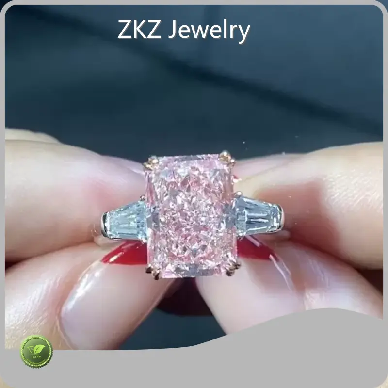 Custom Lab Grown Diamond Ring Lab Diamond Ring Wholesale - ZKZ Jewelry 1