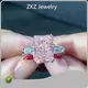 Custom Lab Grown Diamond Ring Lab Diamond Ring Wholesale - ZKZ Jewelry 1