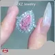 Lab Grown Pink Diamond Engagement Ring Custom Lab Diamond Ring Wholesale - ZKZ Jewelry 1