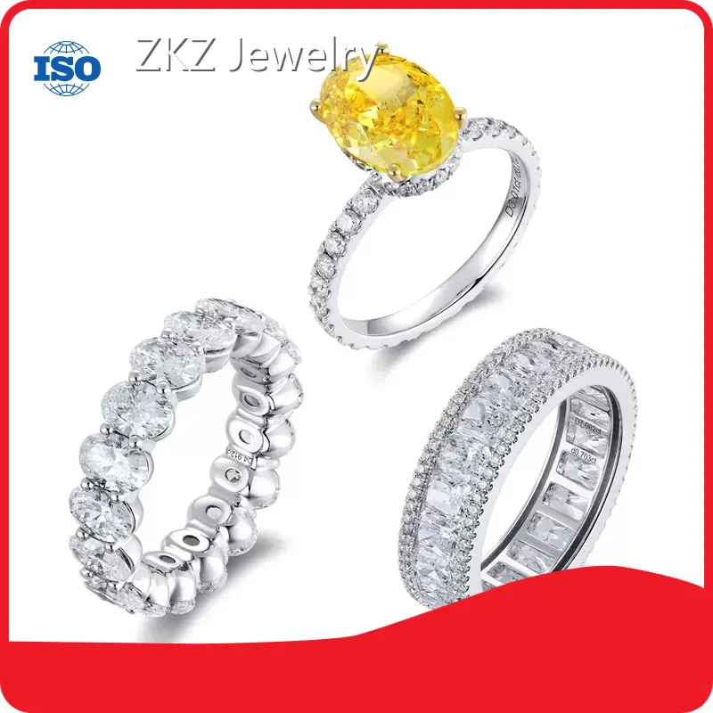 Custom Lab Diamond Ring Gia Certified Diamond Engagement Rings Suppliers 1