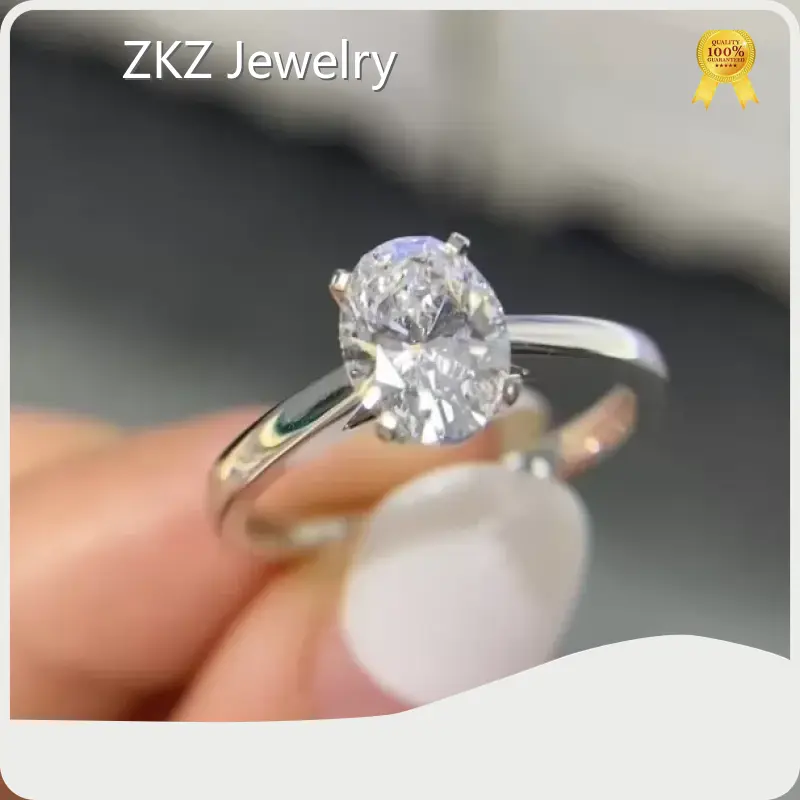 Affordable Lab Grown Diamond Rings by ZKZ Jewelry 1