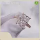 Lab Grown Pear Shaped Diamond Ring by ZKZ Jewelry-1 1