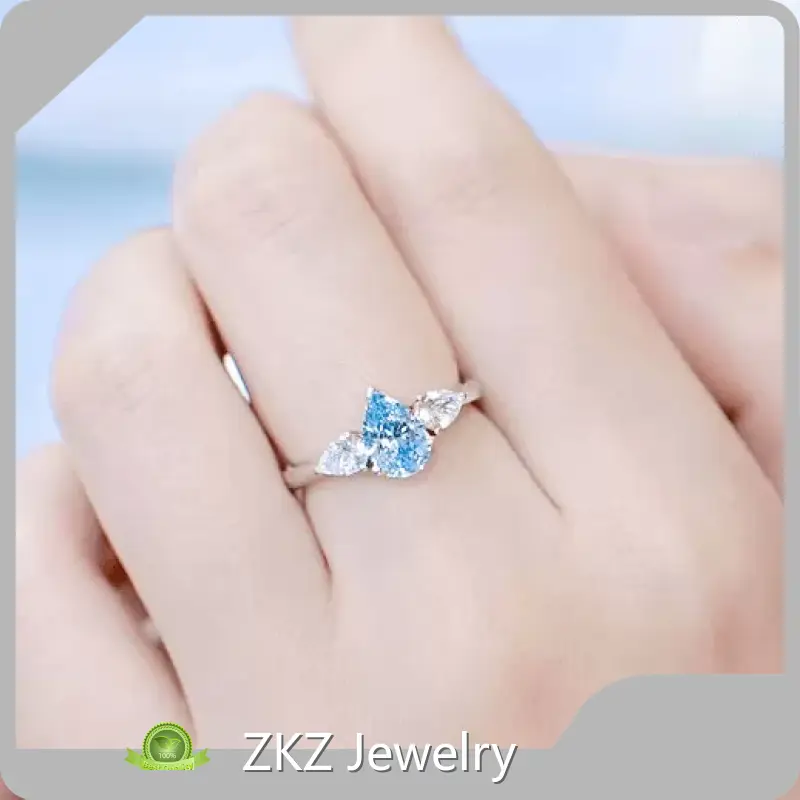 Custom Lab Diamond Ring Oval Cut Lab Created Diamond Ring Company 1