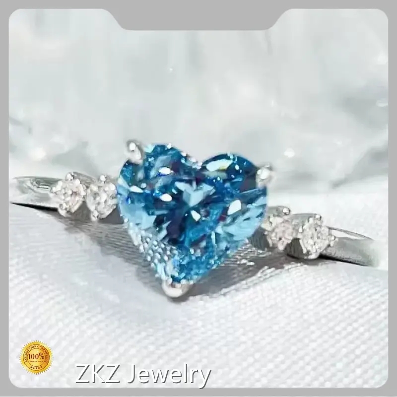 Lab Grown Diamonds for Engagement Rings Custom Lab Diamond Ring Wholesale - ZKZ Jewelry 1
