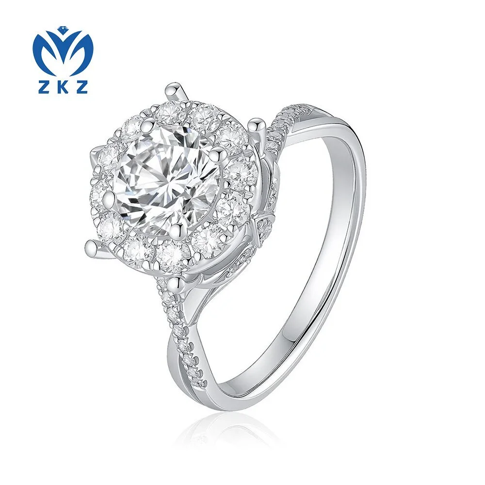 1.094ct Royal Estate Round Cut DEF VVS Laboratory Grown Diamond Ring, US 5.25 ZKL-32 1